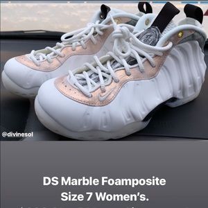 Nike Foamposite Marbel